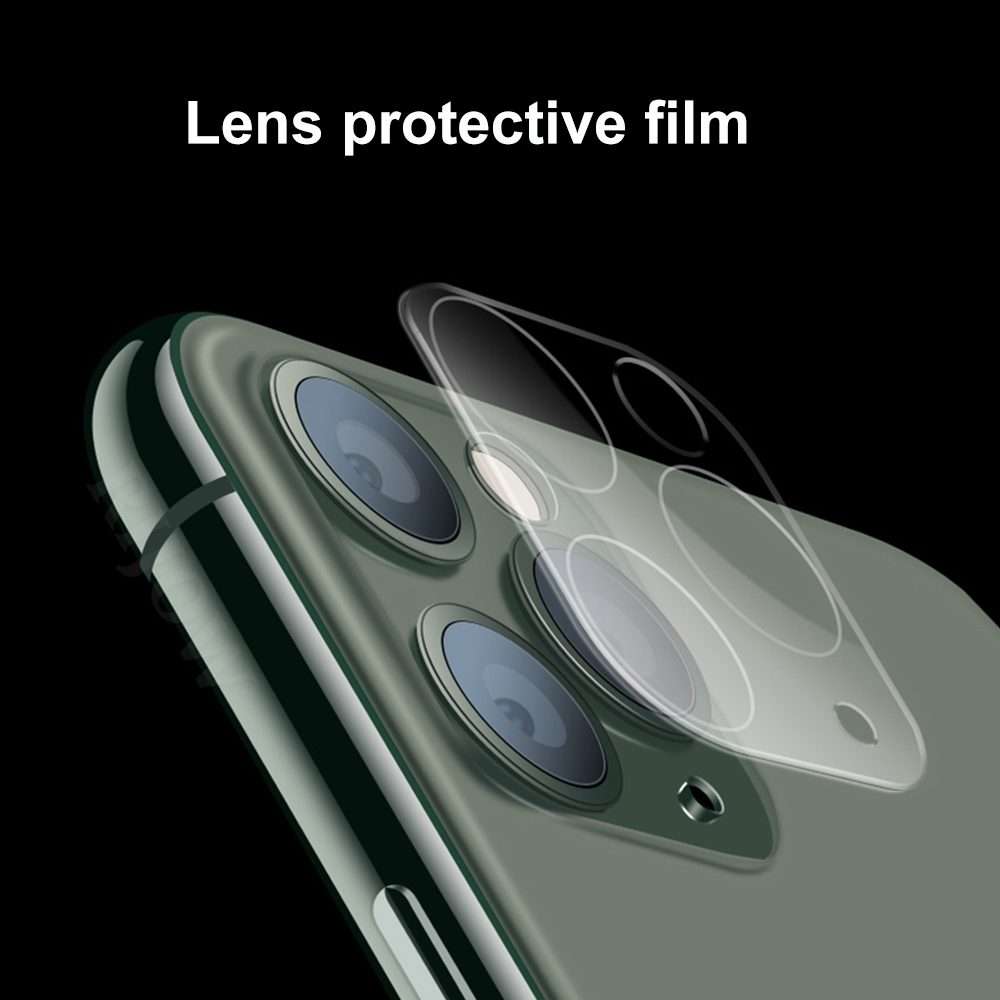 2 PCS ENKAY Hat-Prince 9H Rear Camera Lens Tempered Glass Film Full Coverage Protector for iPhone