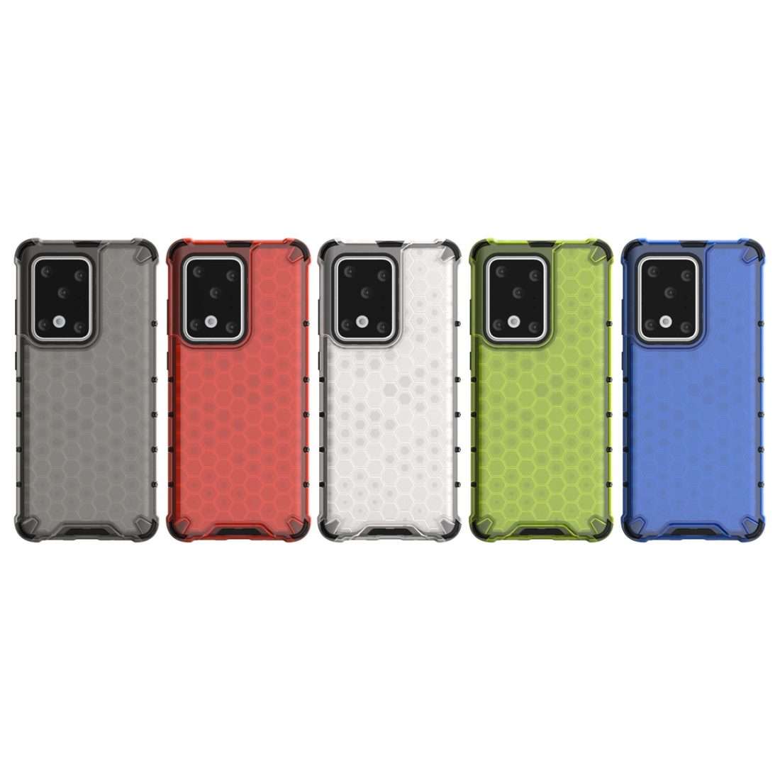 For Huawei P40 Pro Shockproof Honeycomb PC + TPU Case(Blue)
