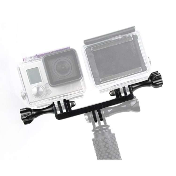 Double Bracket with Screw Mount Adapter for GoPro Hero11 Black / HERO10 Black /9 Black /8 Black /7