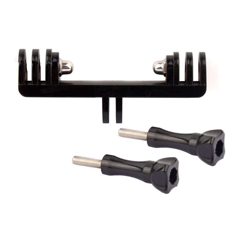 Double Bracket with Screw Mount Adapter for GoPro Hero11 Black / HERO10 Black /9 Black /8 Black /7