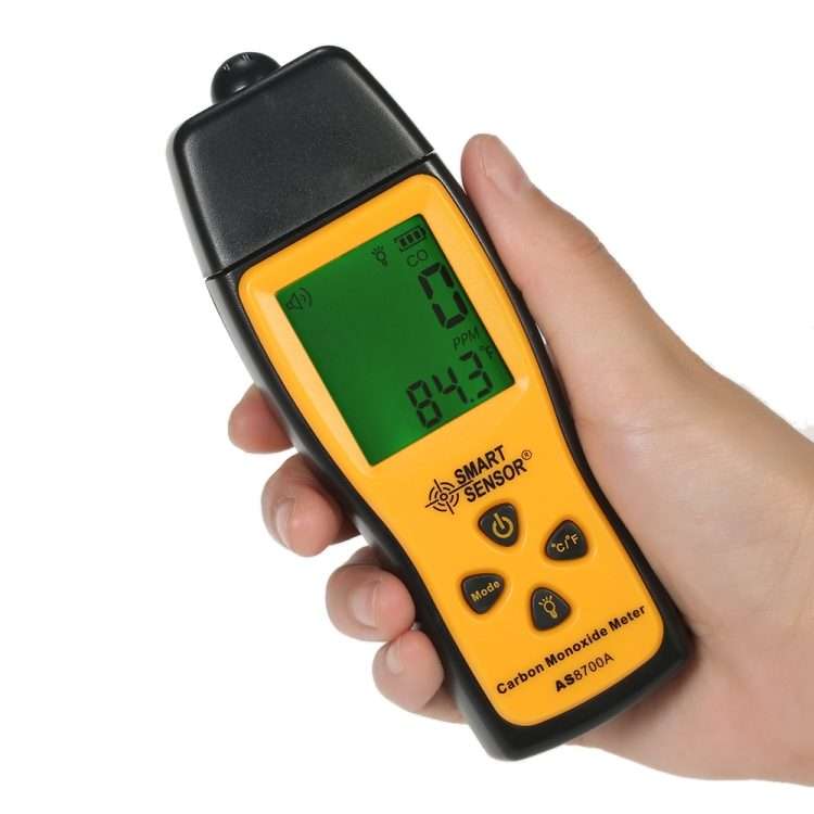 Smart Sensor AS8700A Handheld Carbon Monoxide Meter High Precision Digital CO Leak Detector Analyz