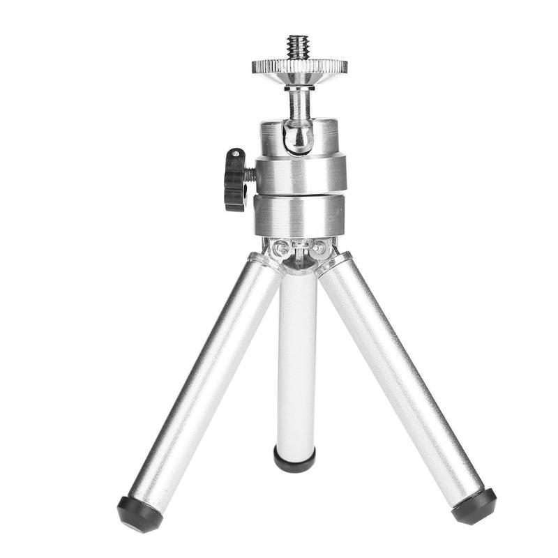 Mini Portable Telescopic Desktop Tripod DSLR Camera Table Tripod Stand Holder for GoPro Hero11 Bla