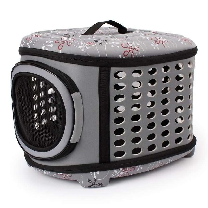 EVA Portable Folding Pet Tote Pet Carrier Bag(Gray)