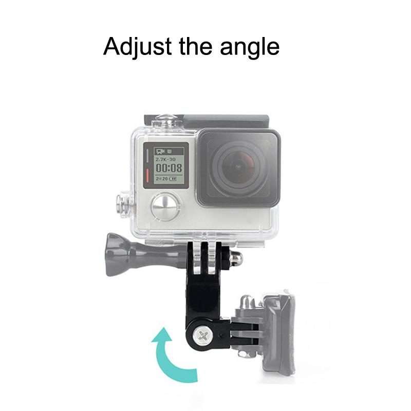 Different Direction Long Adapter TELESIN Screw Adapter Adjustment Arm For GoPro Hero12 Black / Her