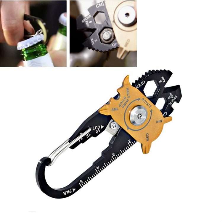 20 in 1 Stainless Steel Wrench Screwdriver Creative Roulette Multifunctional Combination Tool Outd