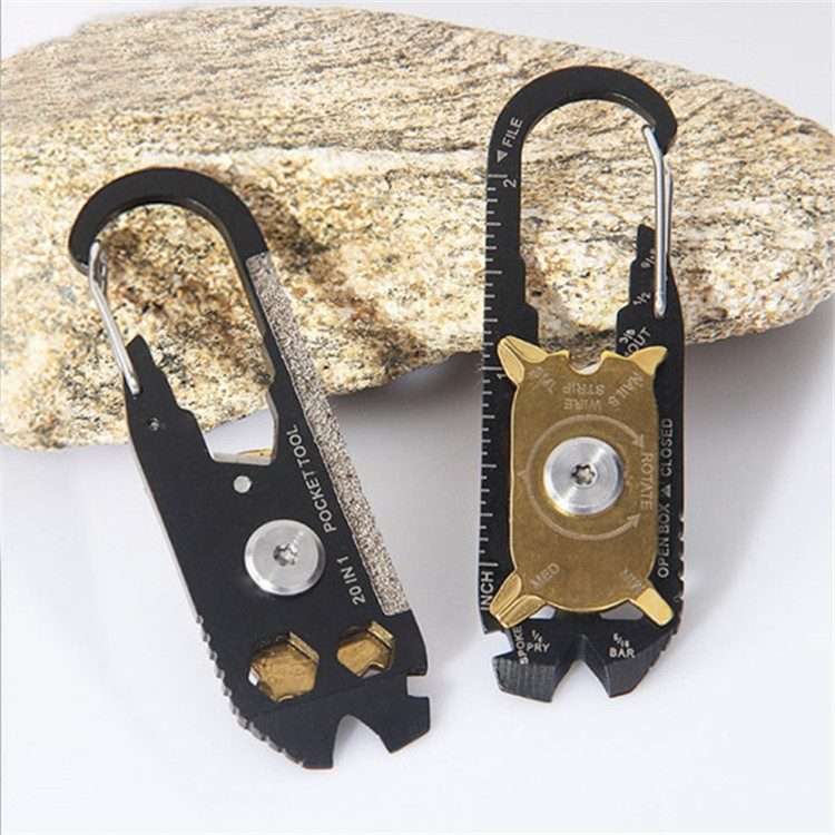 20 in 1 Stainless Steel Wrench Screwdriver Creative Roulette Multifunctional Combination Tool Outd