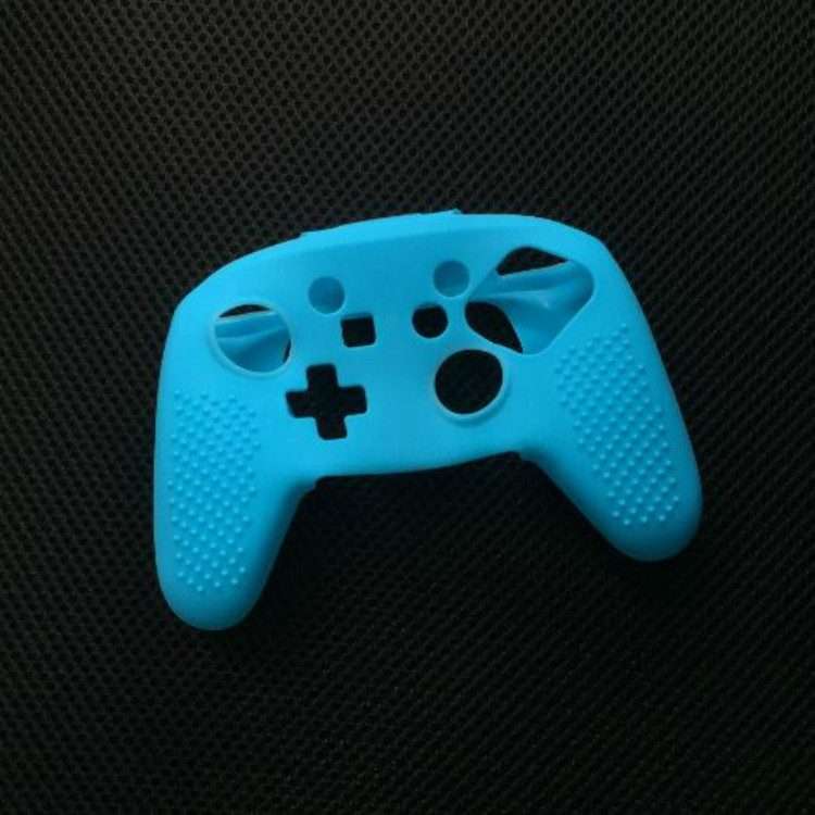 Handle Silicone Protective Case for Switch Pro Controller(Blue)