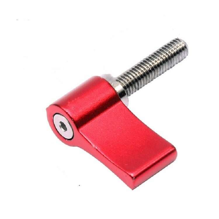 Aluminum Alloy Fixing Screw Action Camera Positioning Locking Hand Screw Accessories, Si ... (Red)