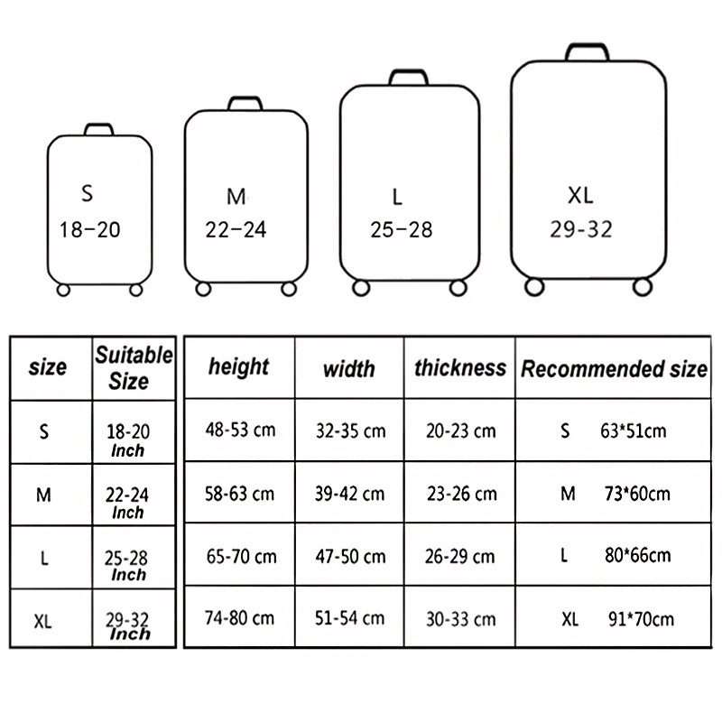 Travel Abrasion-resistant Elastic Luggage Protective Cover Suitcase Dust Covers ... (Blue Ripple)