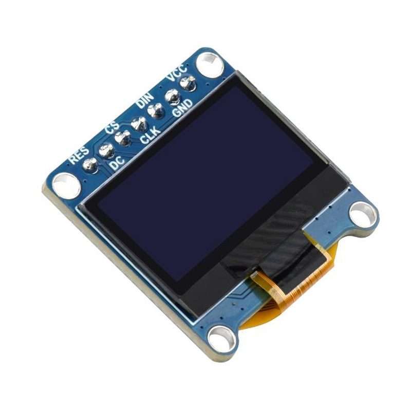 Waveshare 0.96 inch OLED Display Module, 12864 Resolution, SPI / I2C Communi ... (C Yellow Blue)