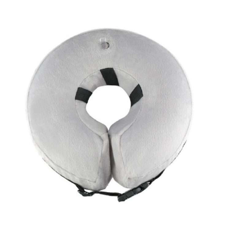 Inflatable Pet Collar Pet Grooming Warm Protective Wound Protection Collar, Size:M (CQLQ02)