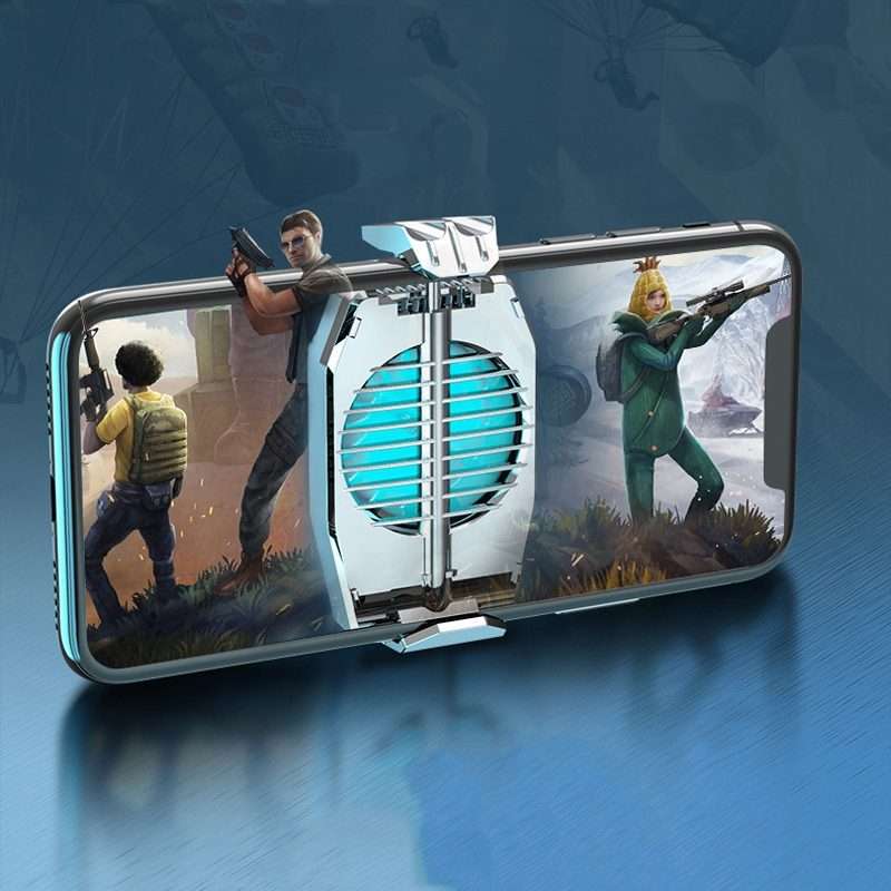 H15 Mobile Phone Radiator Semiconductor Rapid Cooling Portable Peripheral Cooling Mob ... (Silver)