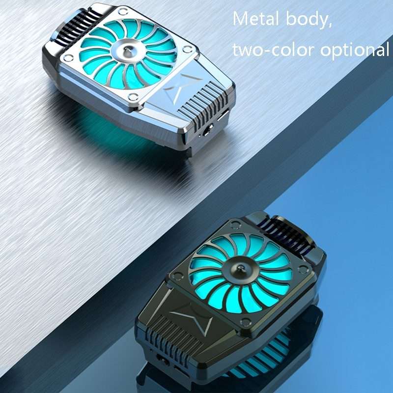 H15 Mobile Phone Radiator Semiconductor Rapid Cooling Portable Peripheral Cooling Mobi ... (Black)