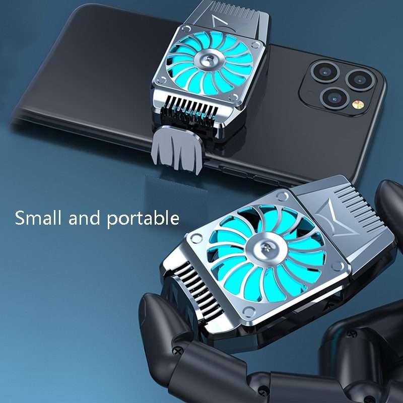 H15 Mobile Phone Radiator Semiconductor Rapid Cooling Portable Peripheral Cooling Mobi ... (Black)