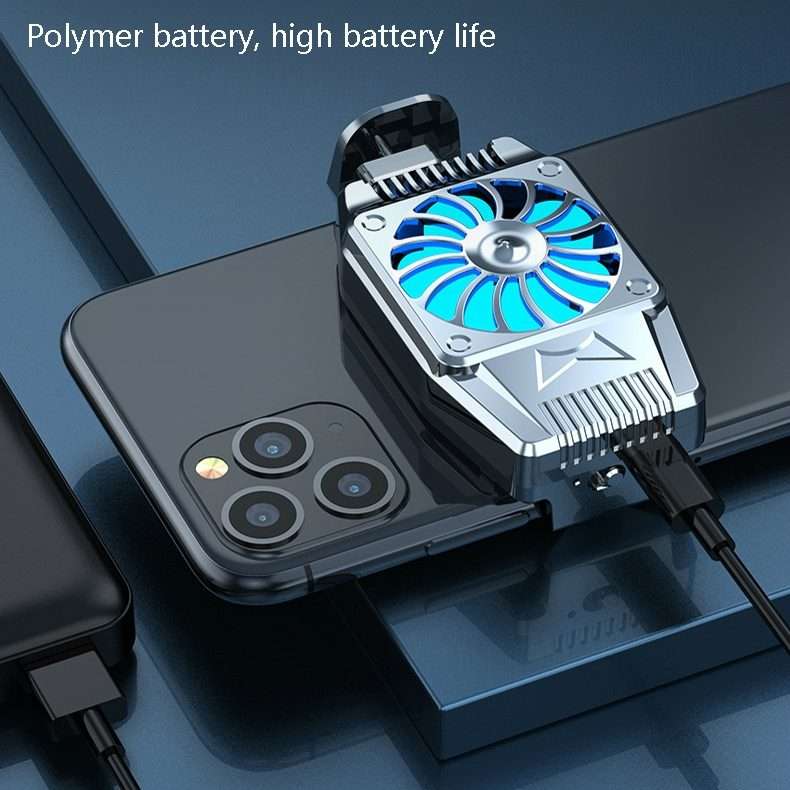 H15 Mobile Phone Radiator Semiconductor Rapid Cooling Portable Peripheral Cooling Mobi ... (Black)