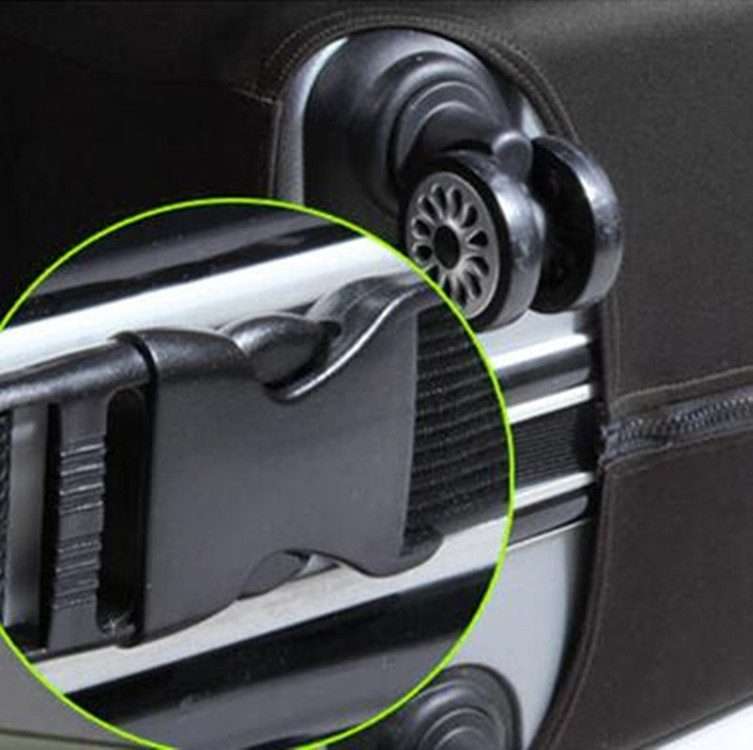 Travel Luggage Cover Suitcase Dustproof Scratch-proof Protection Elastic Sleeve, S ... (World Map)