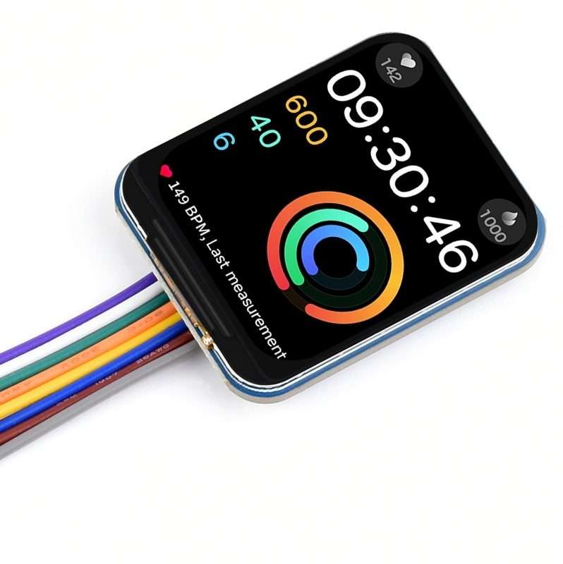Waveshare 1.69 Inch 240280 Resolution IPS LCD Display Module With SPI Interface
