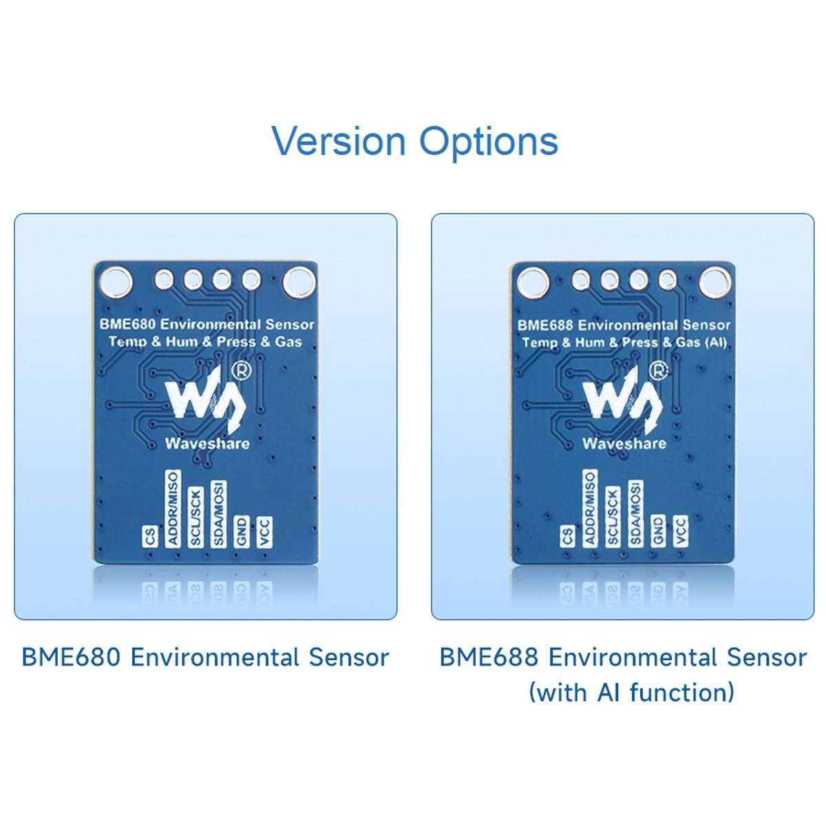 Waveshare BME688 Environmental Sensor Supports Temperature / Humidity / Barometric Pressure / Gas