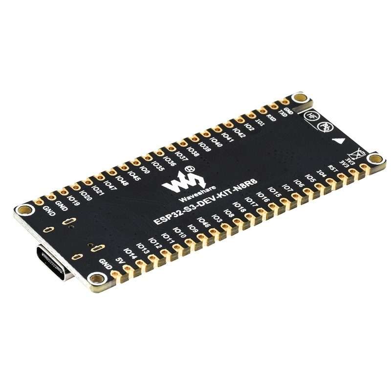 Waveshare ESP32-S3 Microcontroller 2.4GHz Wi-Fi Development Board ESP32-S3-WROOM-1-N8R8 Module Sta