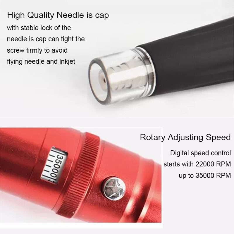 Semi-Permanent Tattoo Pen Apprentice Bleaching Lip Tattoo Eyebrow Instrument(Orange)
