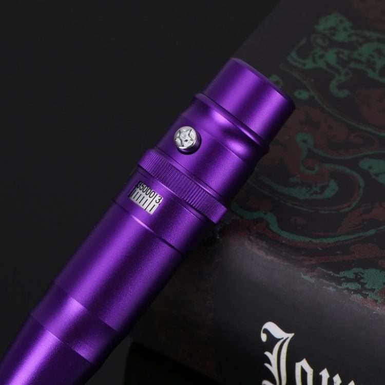Semi-Permanent Tattoo Pen Apprentice Bleaching Lip Tattoo Eyebrow Instrument(Purple)