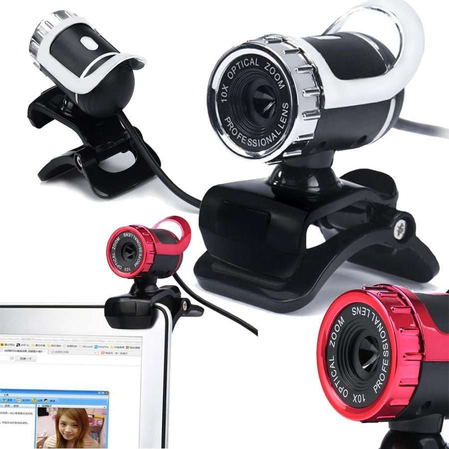 HXSJ A859 480P Computer Network Course Camera Video USB Camera Bui ... (No Camera Function Silver)
