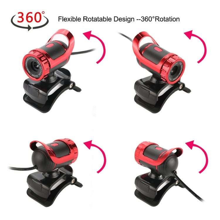 HXSJ A859 480P Computer Network Course Camera Video USB Camera Bui ... (No Camera Function Silver)