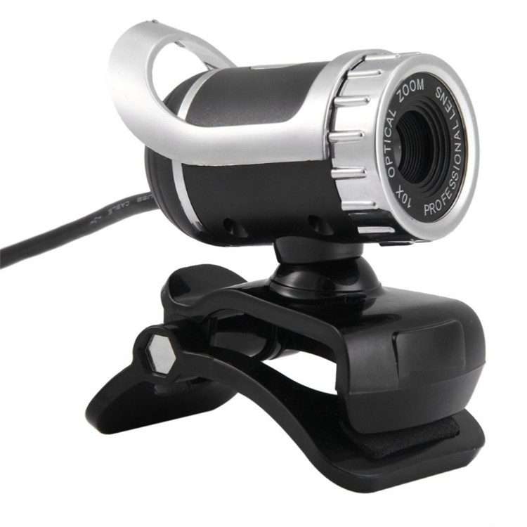 HXSJ A859 480P Computer Network Course Camera Video USB Camera Built-in Sound-absorbin ... (Black)