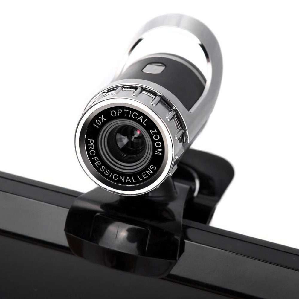 HXSJ A859 480P Computer Network Course Camera Video USB Camera Built-in Sound-absorbin ... (Black)