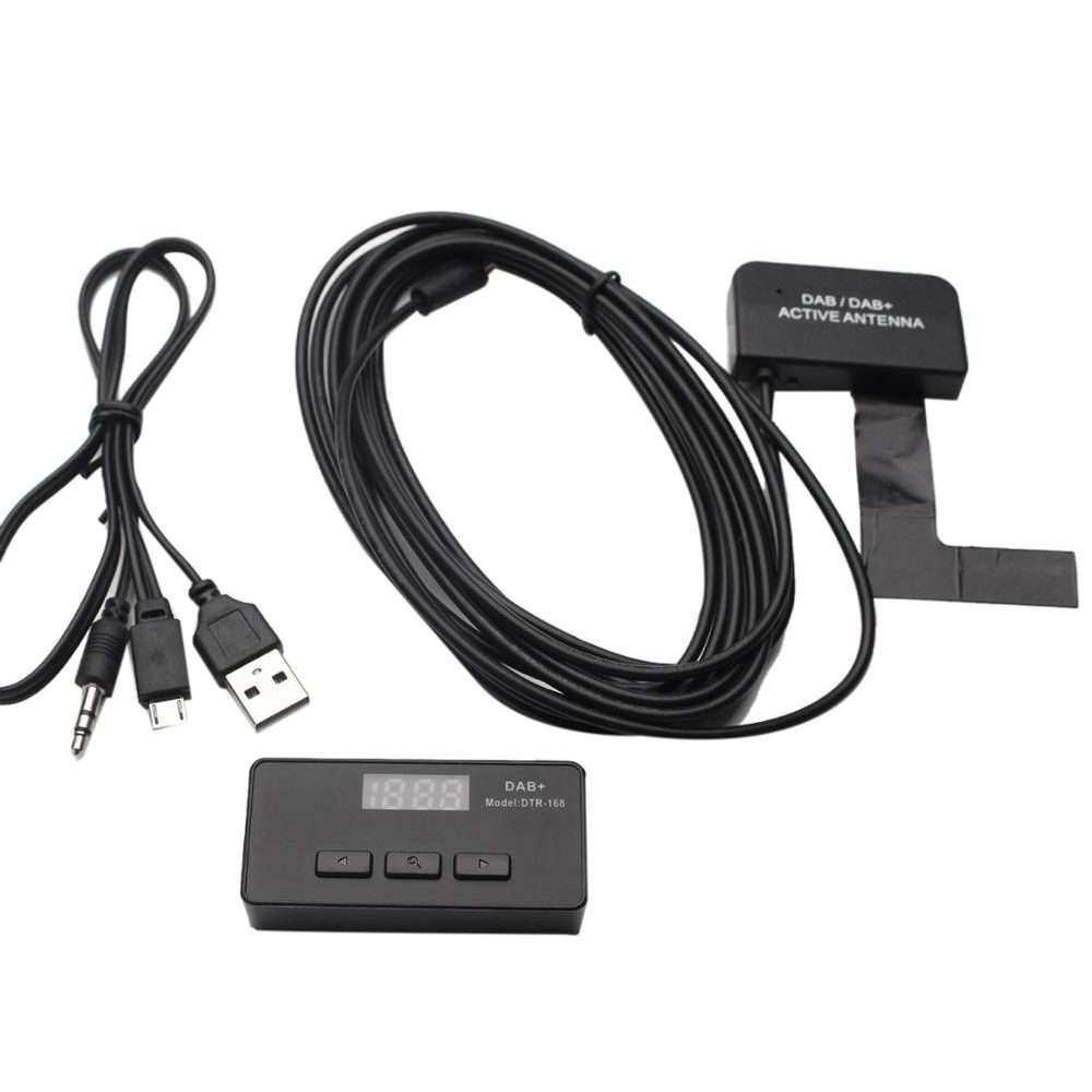 DAB+Digital Broadcasting Receiver Box Car DAB+Receiver Box with FM Forwarding