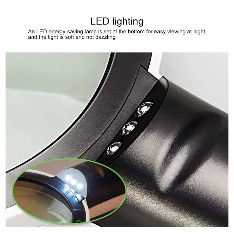 Handheld High-definition Lens with LED Light Reading and Maintenance Magnifying Glass for the Elde