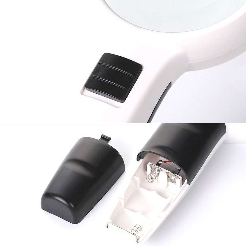 Handheld High-definition Lens with LED Light Reading and Maintenance Magnifying Glass for the Elde