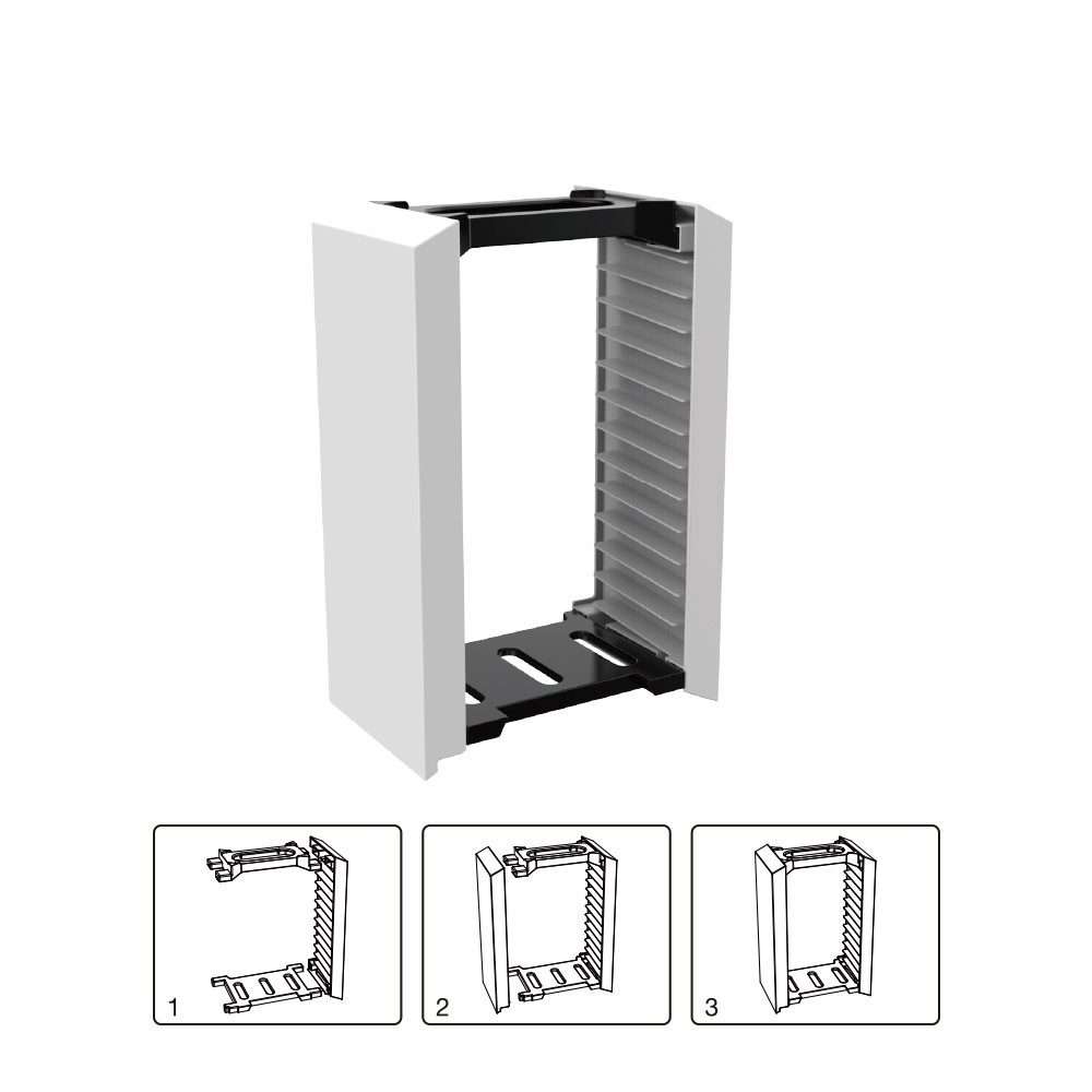 DOBE TP5-0520 Console Game Cd Storage Rack Can Accommodate 12 Double-Layer Disc Racks For PS5