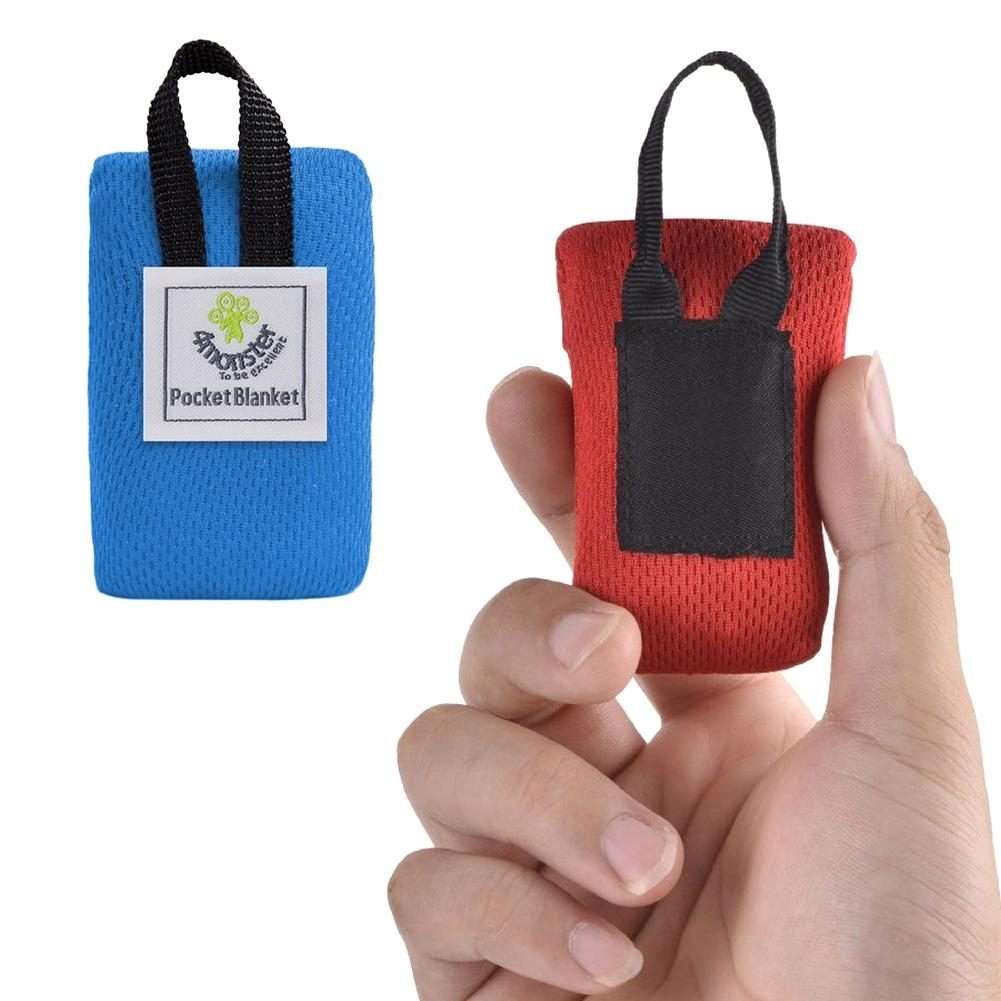 Portable Ultra-thin Folding Camping Mat Pocket Waterproof Blanket Outdoor Picnic Mat Sa ... (Blue)
