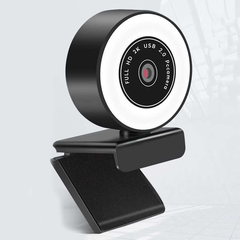 A9mini USB Drive-Free HD Fill Light Camera with Microphone, Pixel: 5.0 Million Pixels 2K Auto Focu