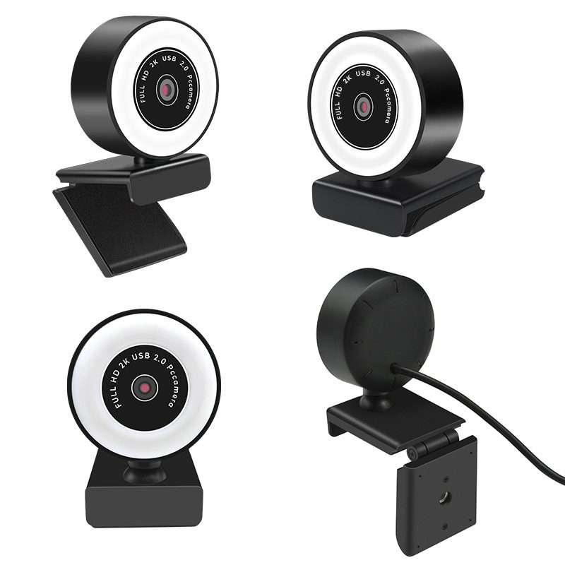 A9mini USB Drive-Free HD Fill Light Camera with Microphone, Pixel: 5.0 Million Pixels 2K Auto Focu