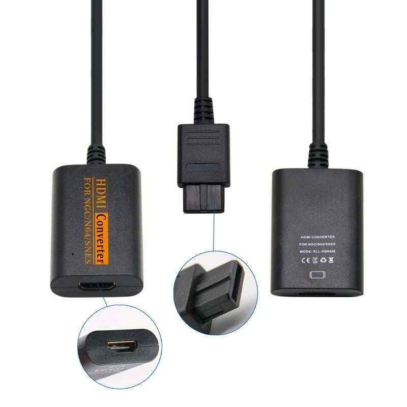 720P Retro Game Console Video Converter HDMI Converter for NGC/N64/SNES/SFC