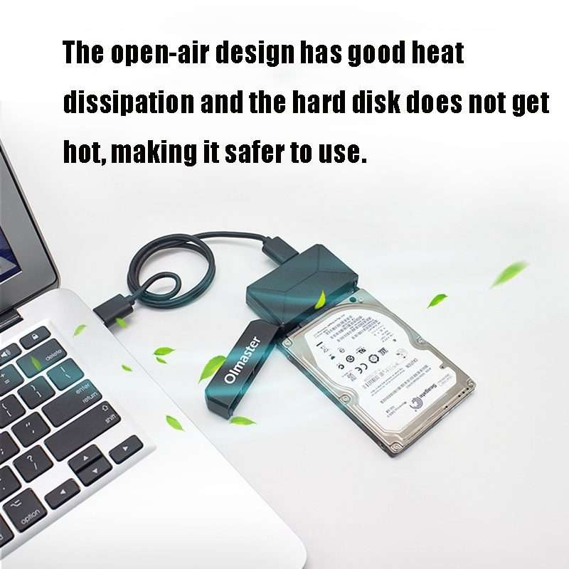 Olmaster External Notebook Hard Drive Adapter Cable Easy Drive Cable USB3.0 to SATA Converter, Sty