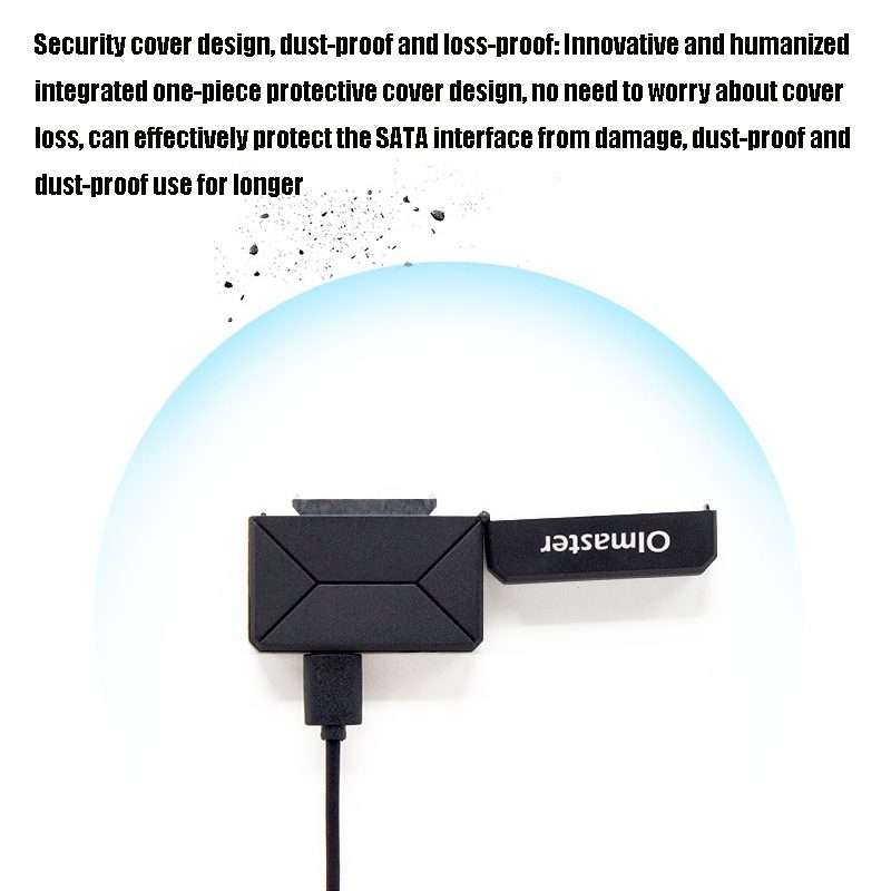 Olmaster External Notebook Hard Drive Adapter Cable Easy Drive Cable USB3.0 to SATA Converter, Sty