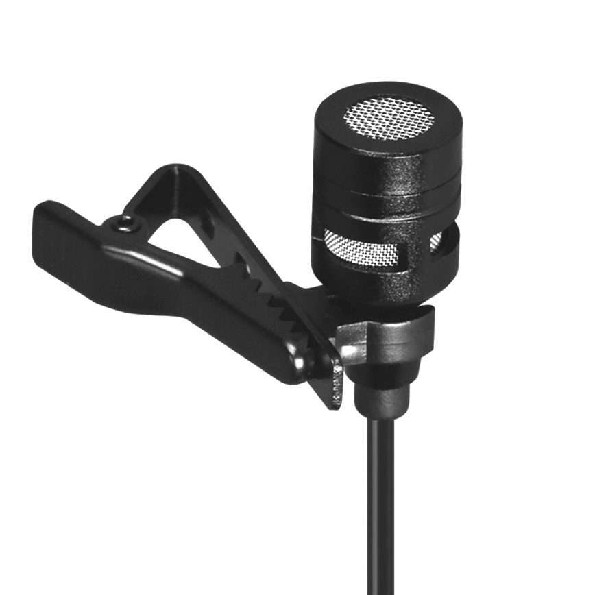 Wired Lavalier Microphone Condenser Double Head Microphone Two People Live Mobile Phon ... (Black)
