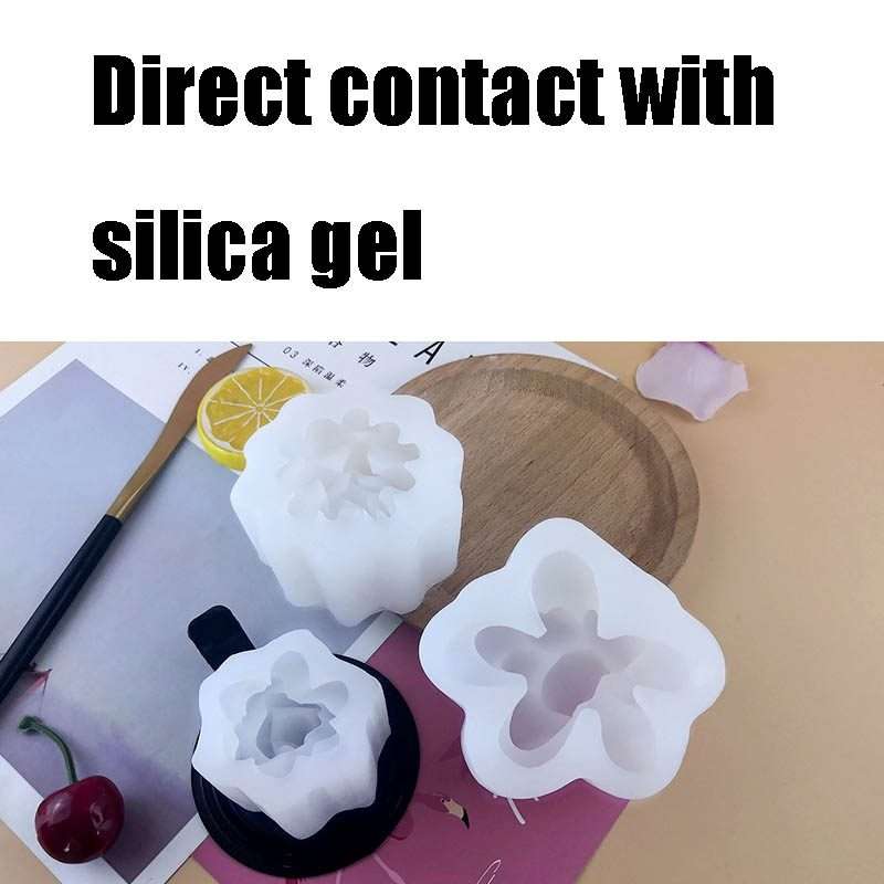 SX-ZW-138 Fleshy Three-Dimensional Candle Silicone Mold DIY Handmade Soap Aromatherapy Epoxy Mold