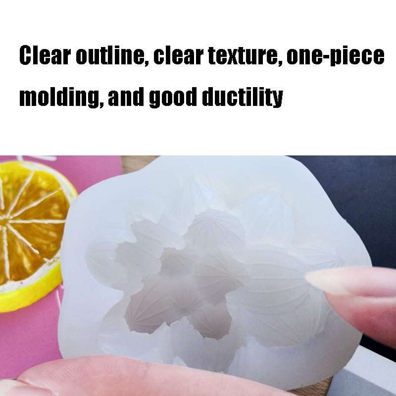 SX-ZW-196 Fleshy Three-Dimensional Candle Silicone Mold DIY Handmade Soap Aromatherapy Epoxy Mold