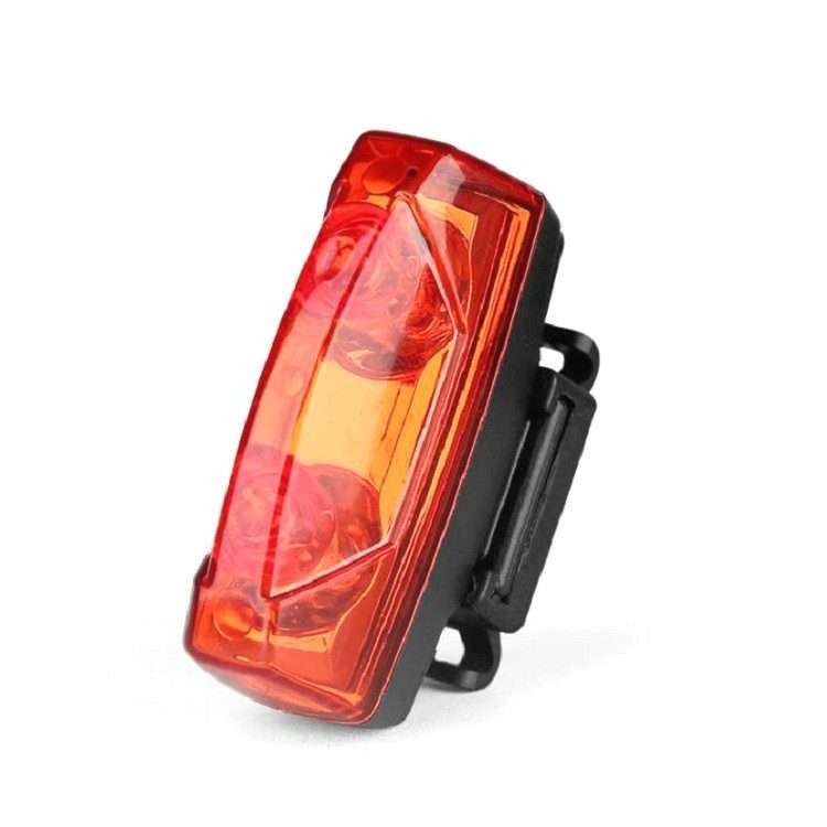 Magnetic Induction Taillight Bicycle Self-Generation Induction Taillight Waterproof Nigh ... (Red)