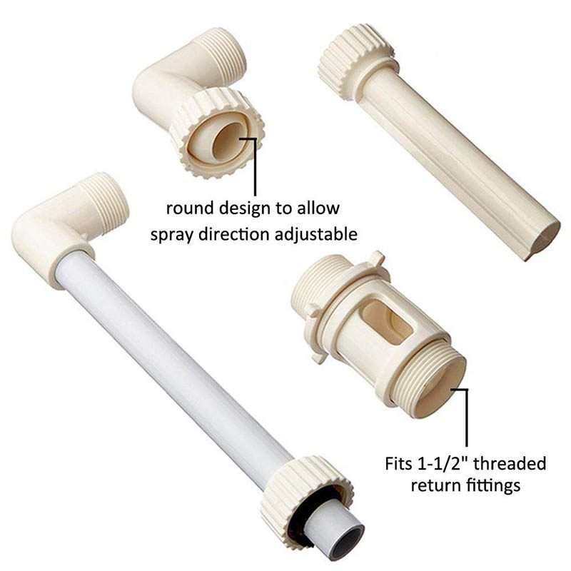 K-210 Swimming Pool Decoration Accessories Swimming Pool Adjustable Height Direction Small Waterfa