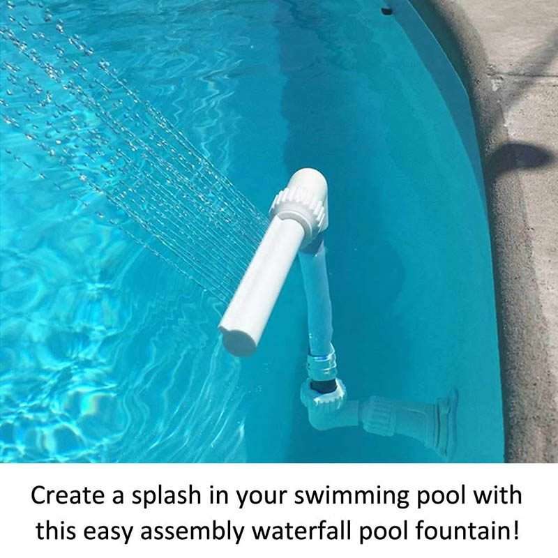 K-210 Swimming Pool Decoration Accessories Swimming Pool Adjustable Height Direction Small Waterfa