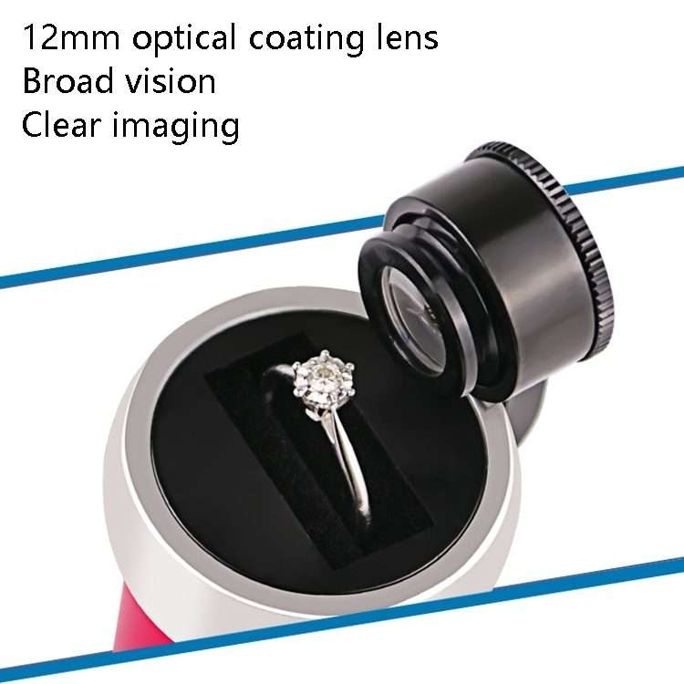 10x HD Optical Glass Lens Diamond GIA Waist Code Professional Jewelry Waist Edge Code Appraisal Ma