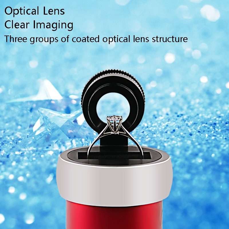 10x HD Optical Glass Lens Diamond GIA Waist Code Professional Jewelry Waist Edge Code Appraisal Ma