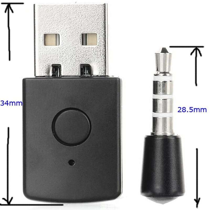 Bluetooth Controller Receiver Adapter USB 4.0 Game Controller Headset Receiver For PS5