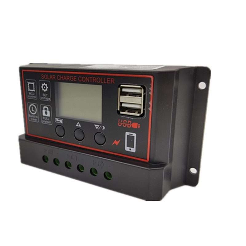 20A 12V24V Simple Solar Controller Light Time Control Solar Charge And Discharge Controller With U
