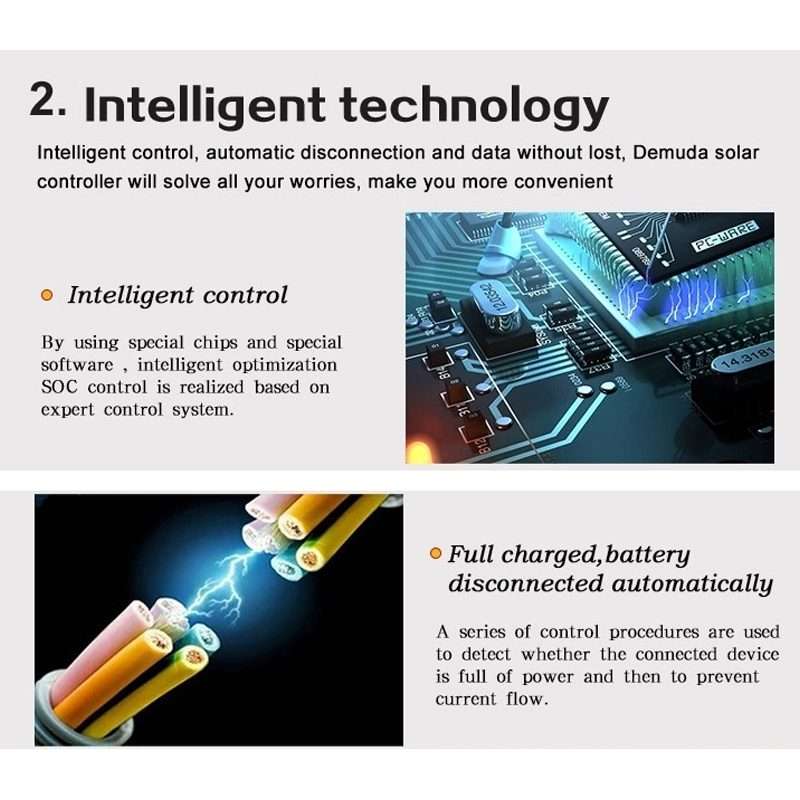 20A 12V24V Simple Solar Controller Light Time Control Solar Charge And Discharge Controller With U